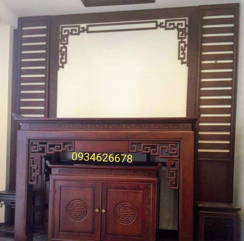 Mẫu Phòng Thờ Sơn PU PT-0138