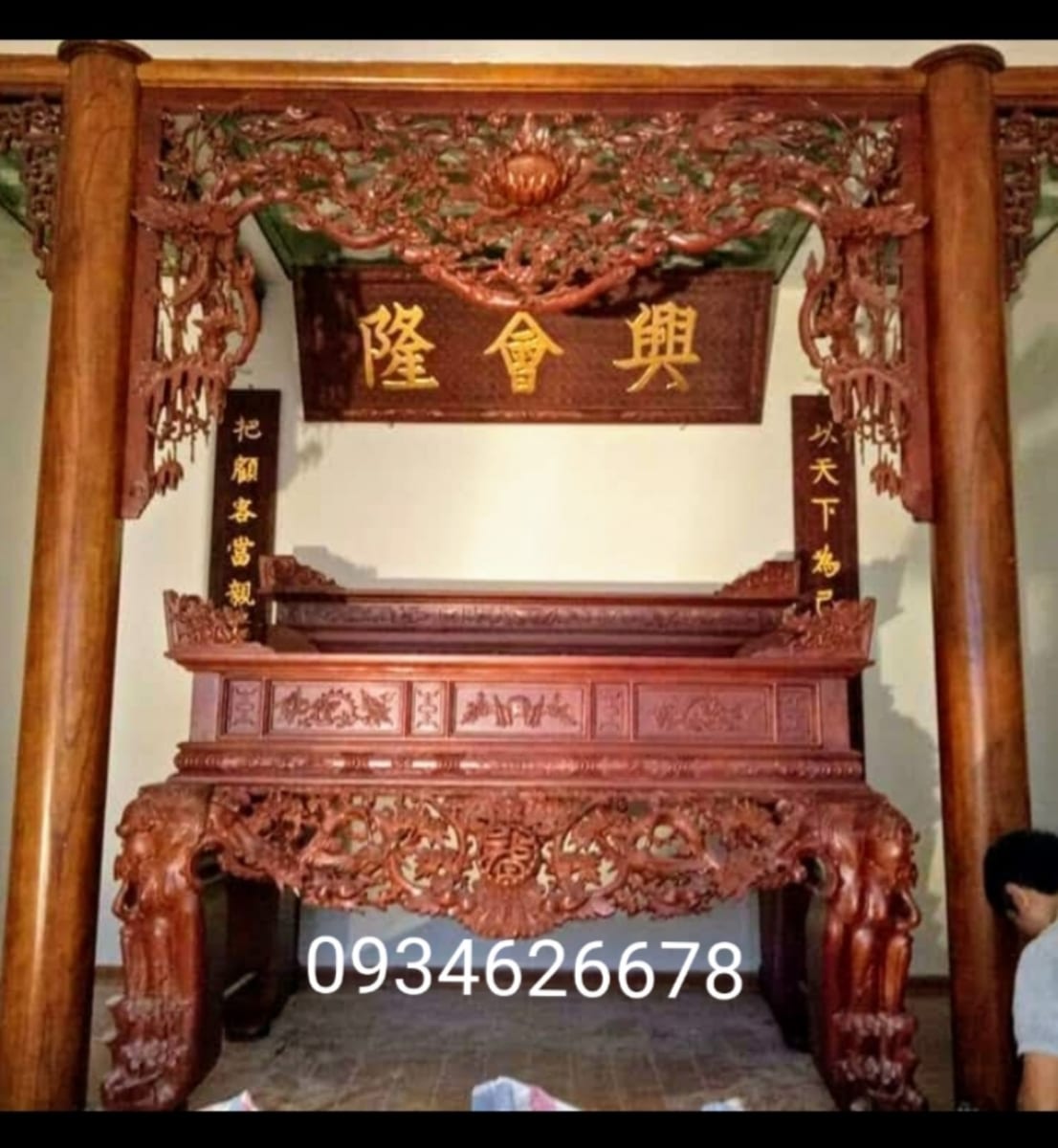 Mẫu Không Gian Thờ Sơn PU PT-0144